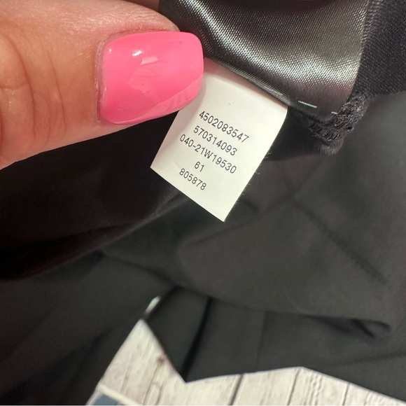 white house black market comfort stretch slim trouser sz 10 classic minimalist - Picture 8 of 8